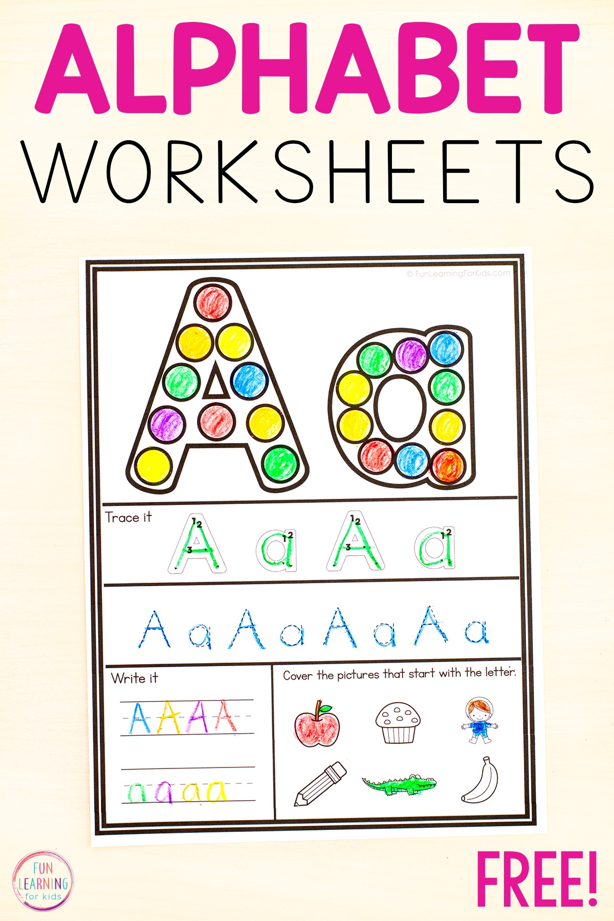 Free Letter Recognition Worksheets For Preschool The Hollydog Blog