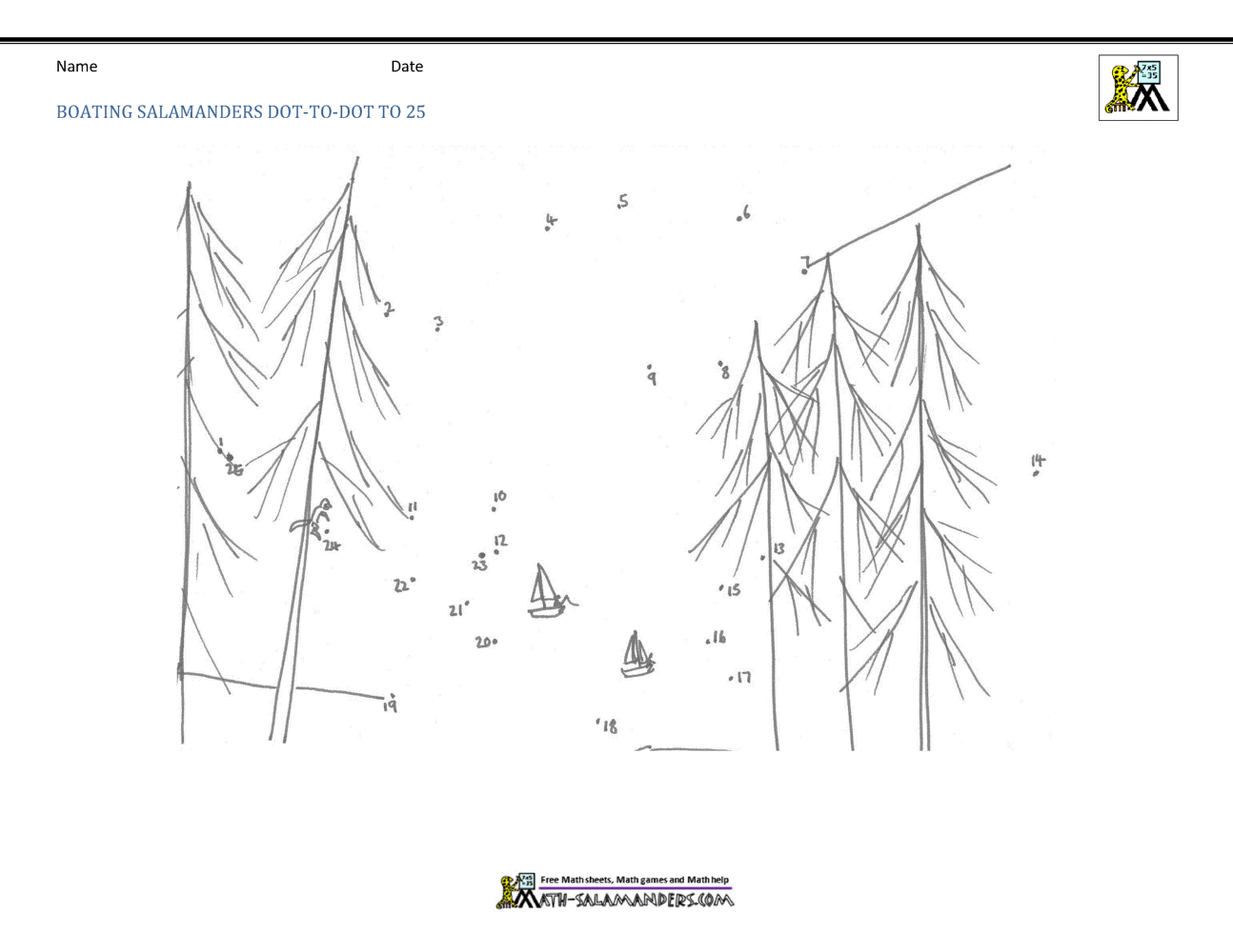 Dot To Dot Printable Up To 30