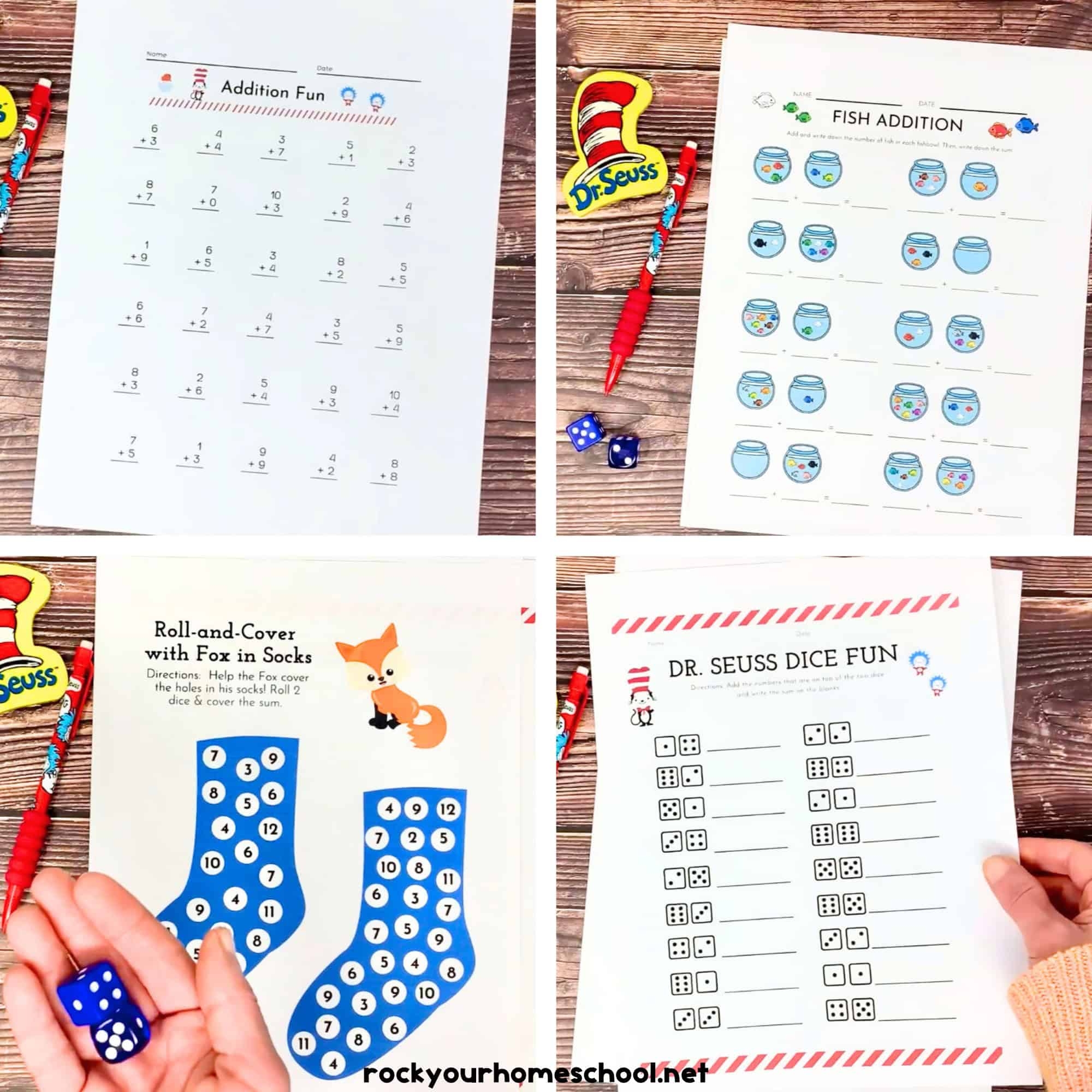 Dr Seuss Worksheets For Fantastic Math Fun Free Rock Your Homeschool Dr Seuss Worksheets For Fantastic Math Fun Free Rock Your Homeschool