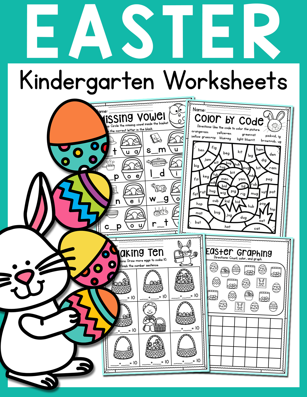 Easter Kindergarten Worksheets April Made By Teachers