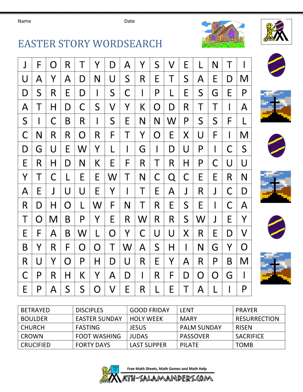 Easter Worksheets For Kids Easter Worksheets For Kids