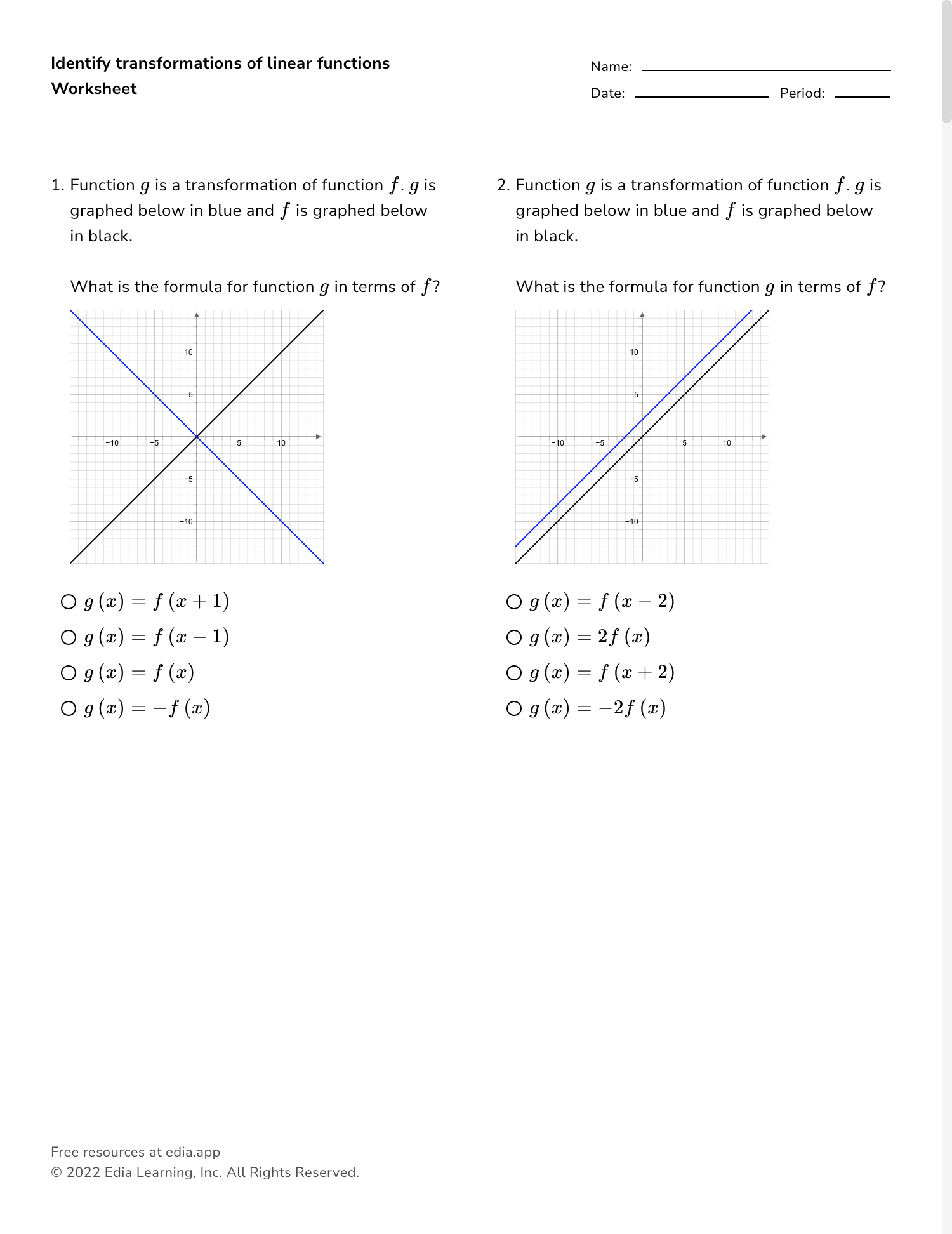 Edia Free Math Homework In Minutes Worksheets Library