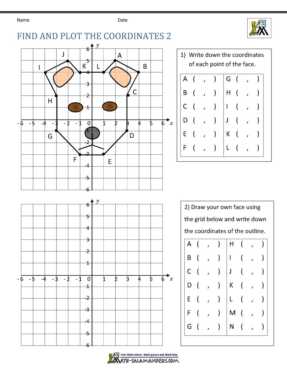 Engaging Coordinate Graphing Worksheets For Students Printable Graphing Activities