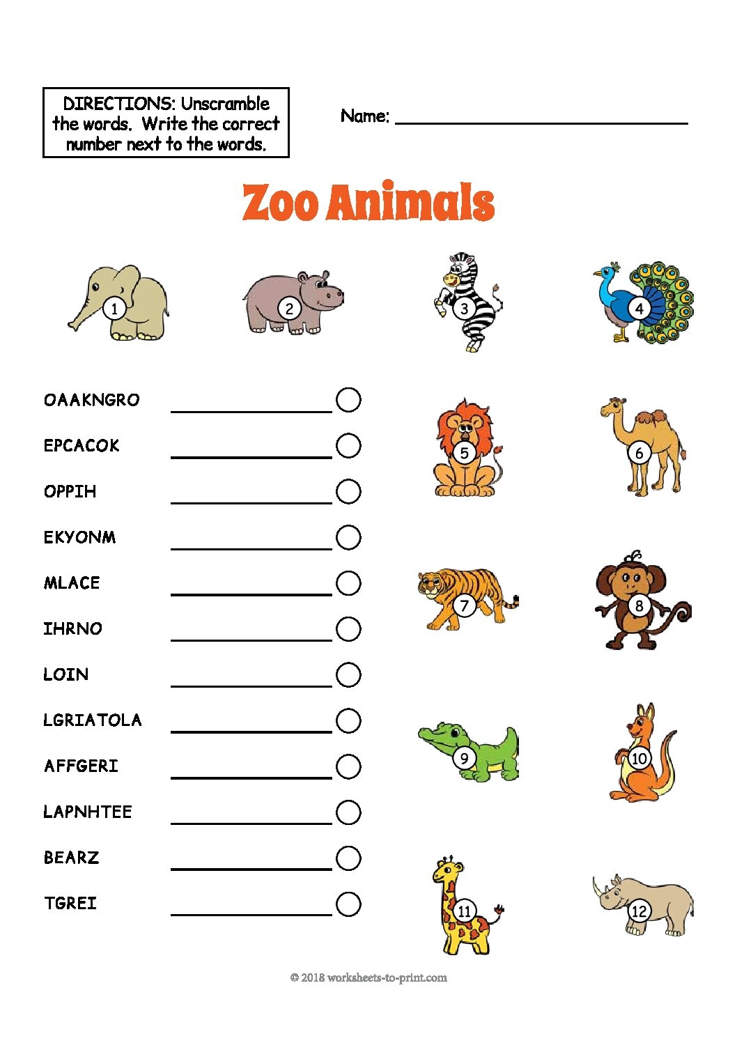 English ESL Worksheet Zoo Animals Language Advisor English ESL Worksheet Zoo Animals Language Advisor