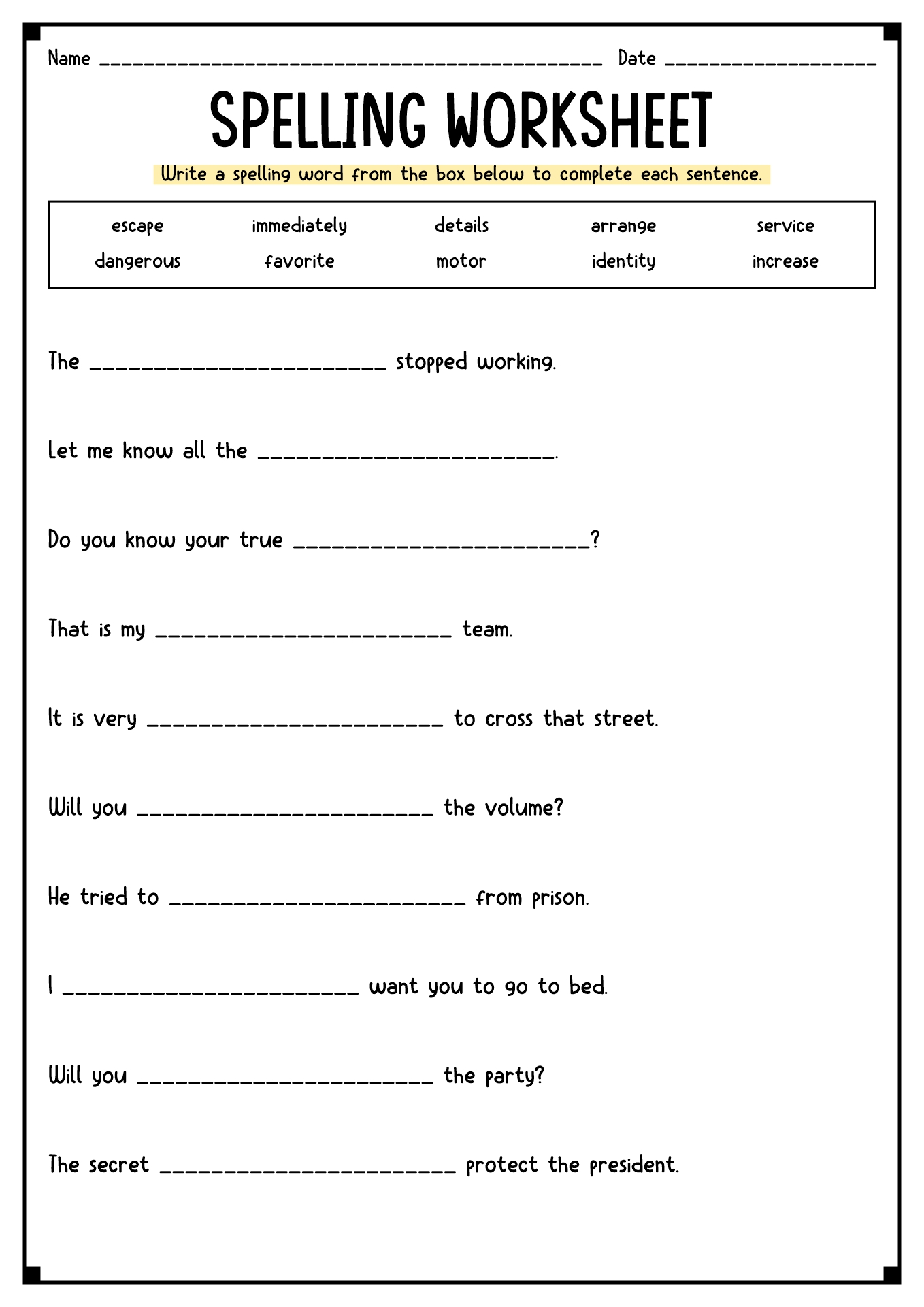 English Worksheets For 6th Graders Printable Printable Worksheets