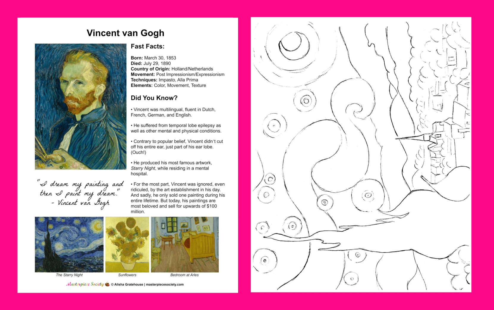 Episode 025 Vincent Van Gogh Masterpiece Society