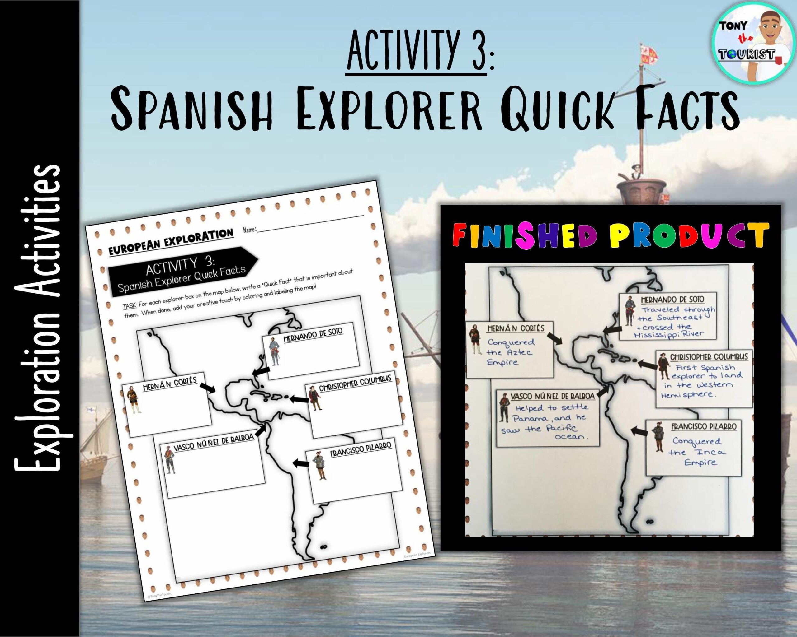 European Exploration Hands On Learning Activities Etsy