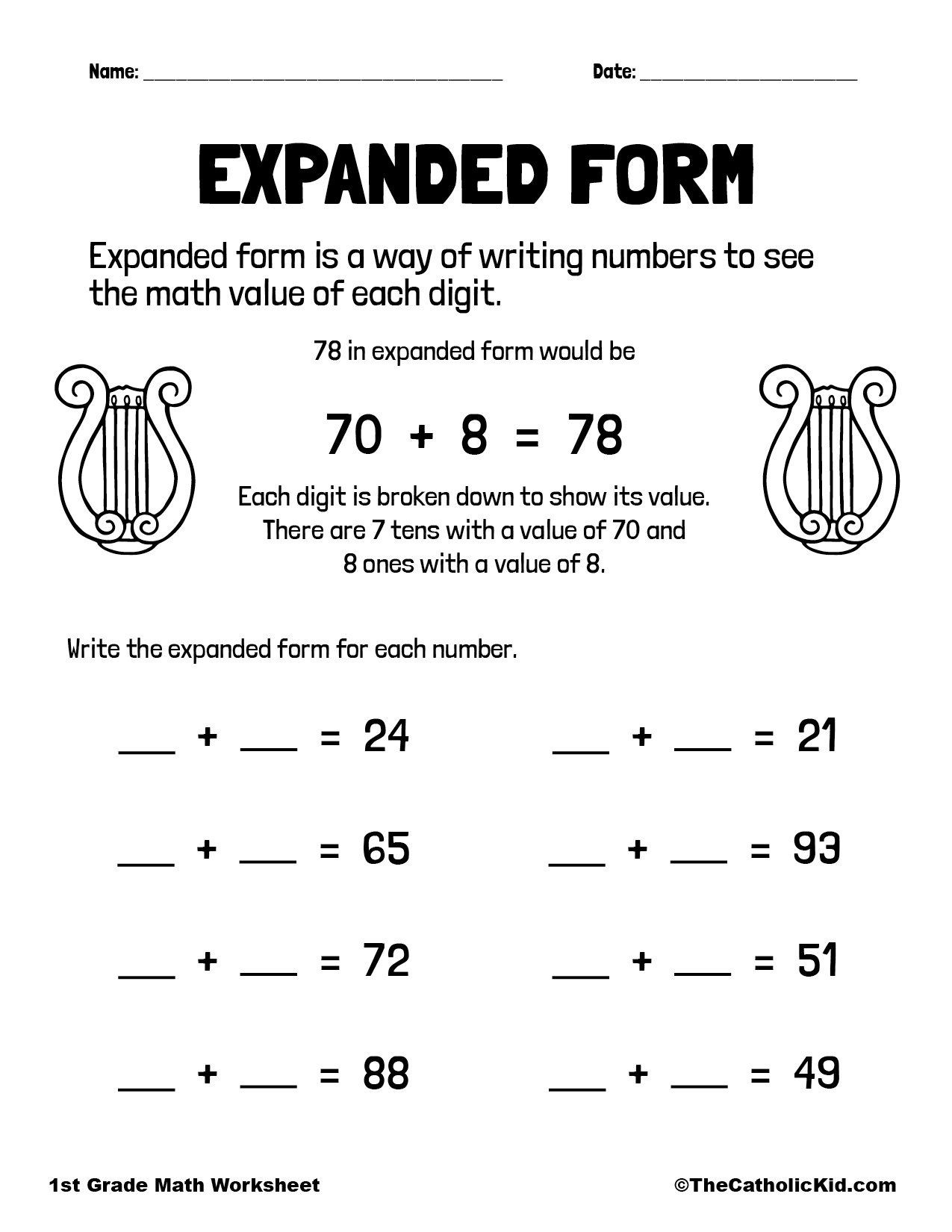 Place Value Worksheet Up To 10 Million