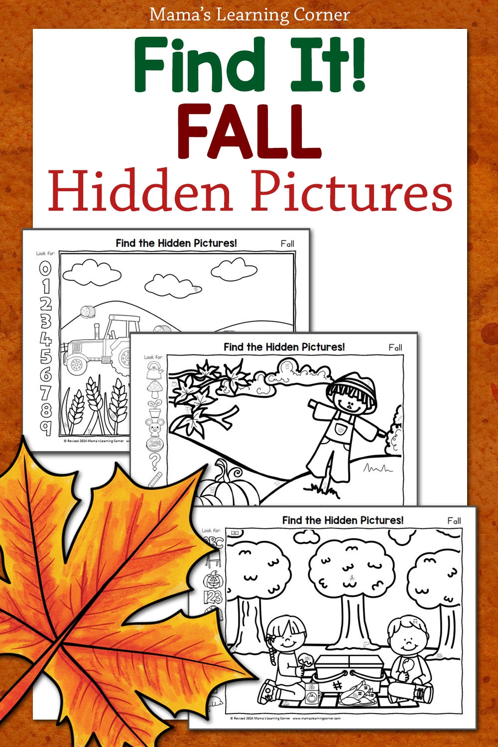 Fall Hidden Picture Printables For Kids Mamas Learning Corner Fall Hidden Picture Printables For Kids Mamas Learning Corner