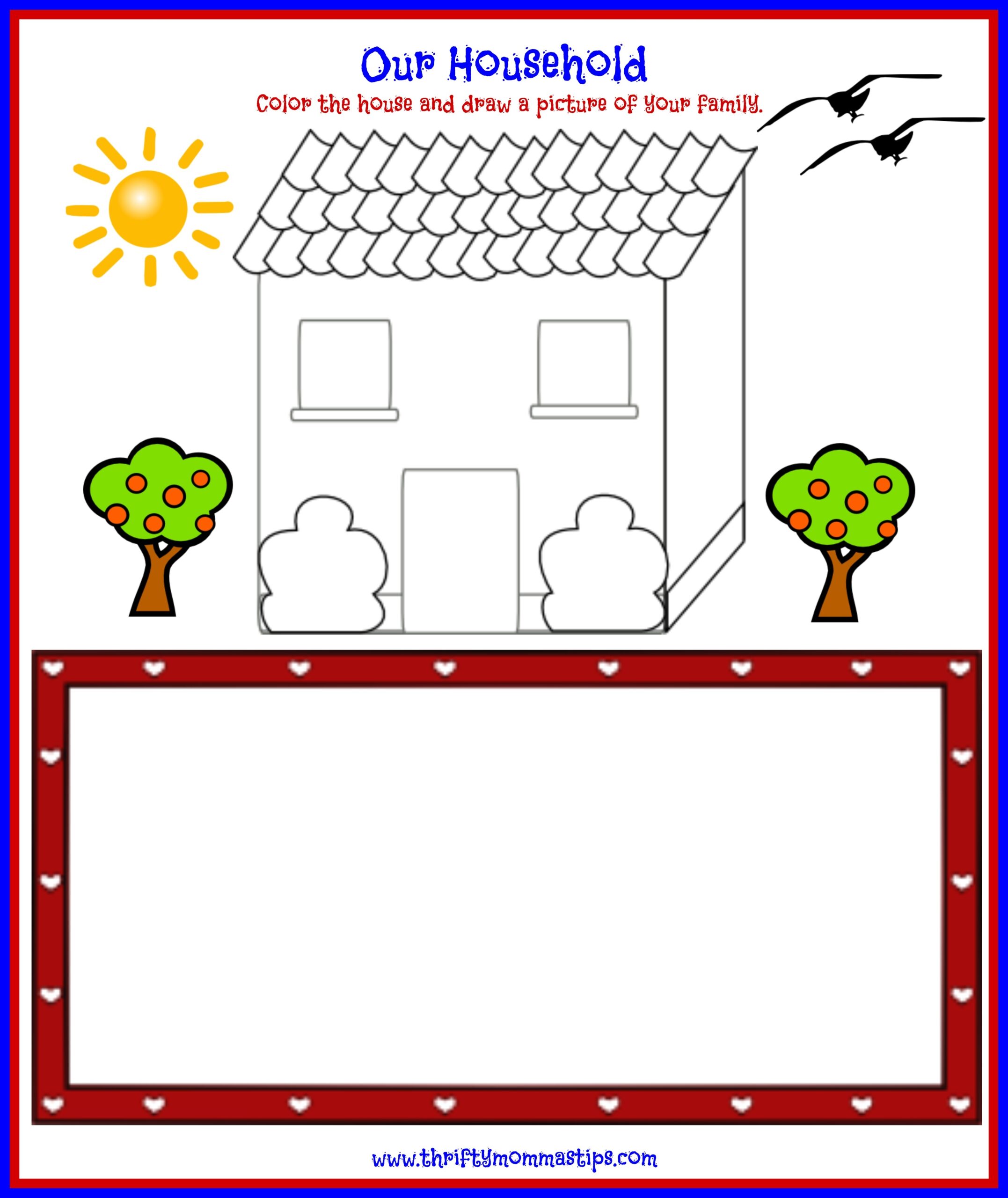 Family Day Printable Worksheets Family Day Printable Worksheets