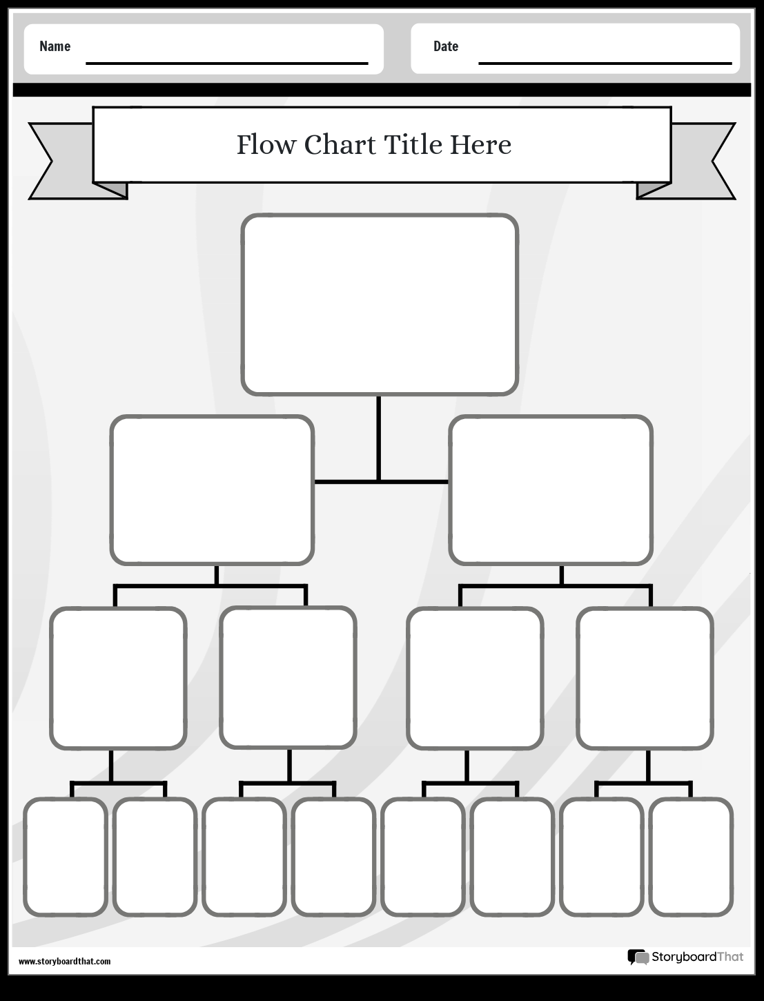 Flow Chart Worksheets Free Templates By Storyboard That