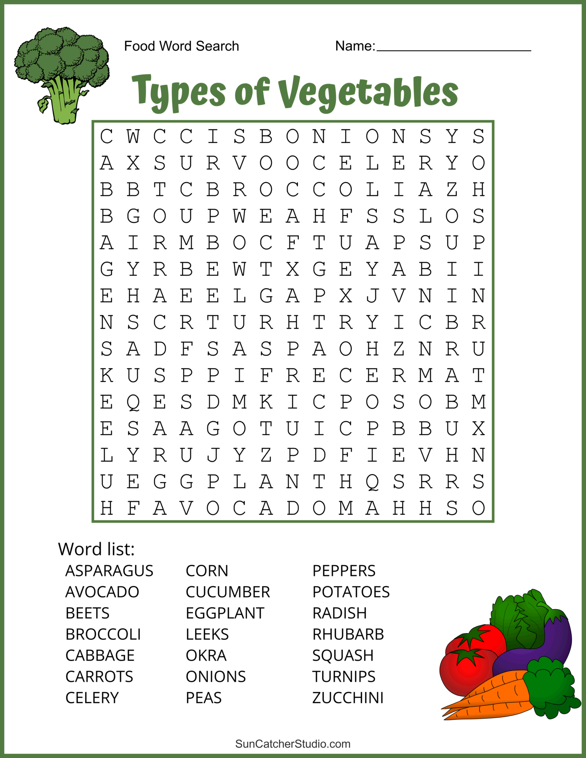 Food Word Search Free Printable Puzzles Free Printables Lettering SVG Files Tools Apps