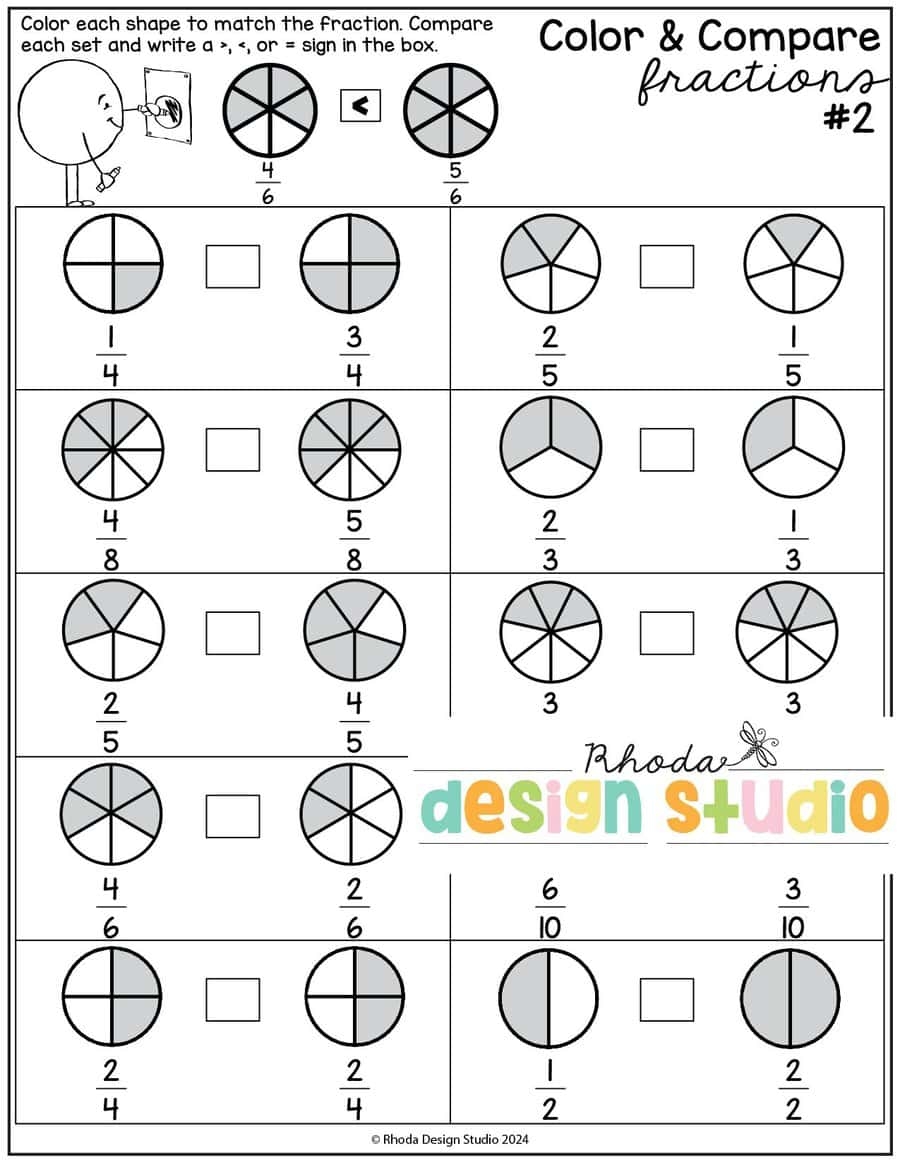 Fractions Worksheets And Activities