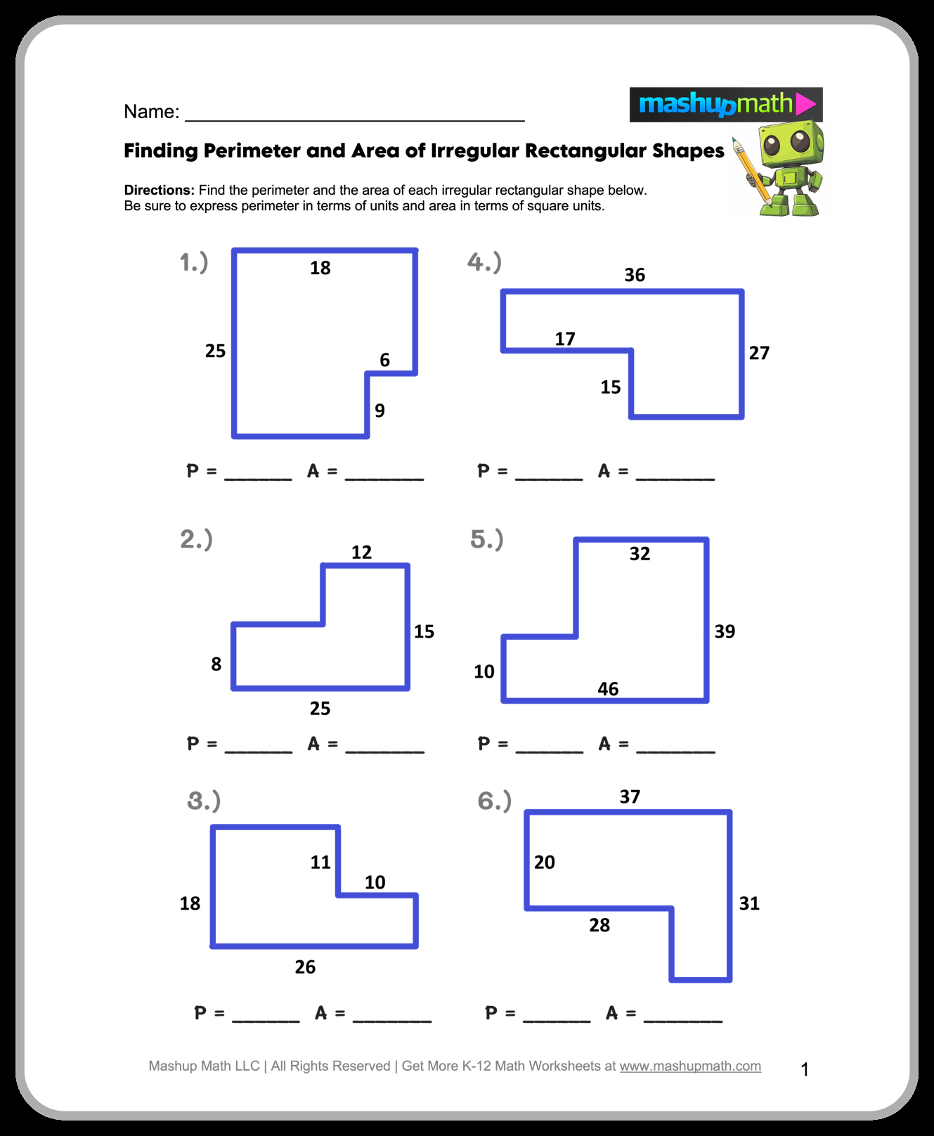 6th Grade Algebra Worksheets