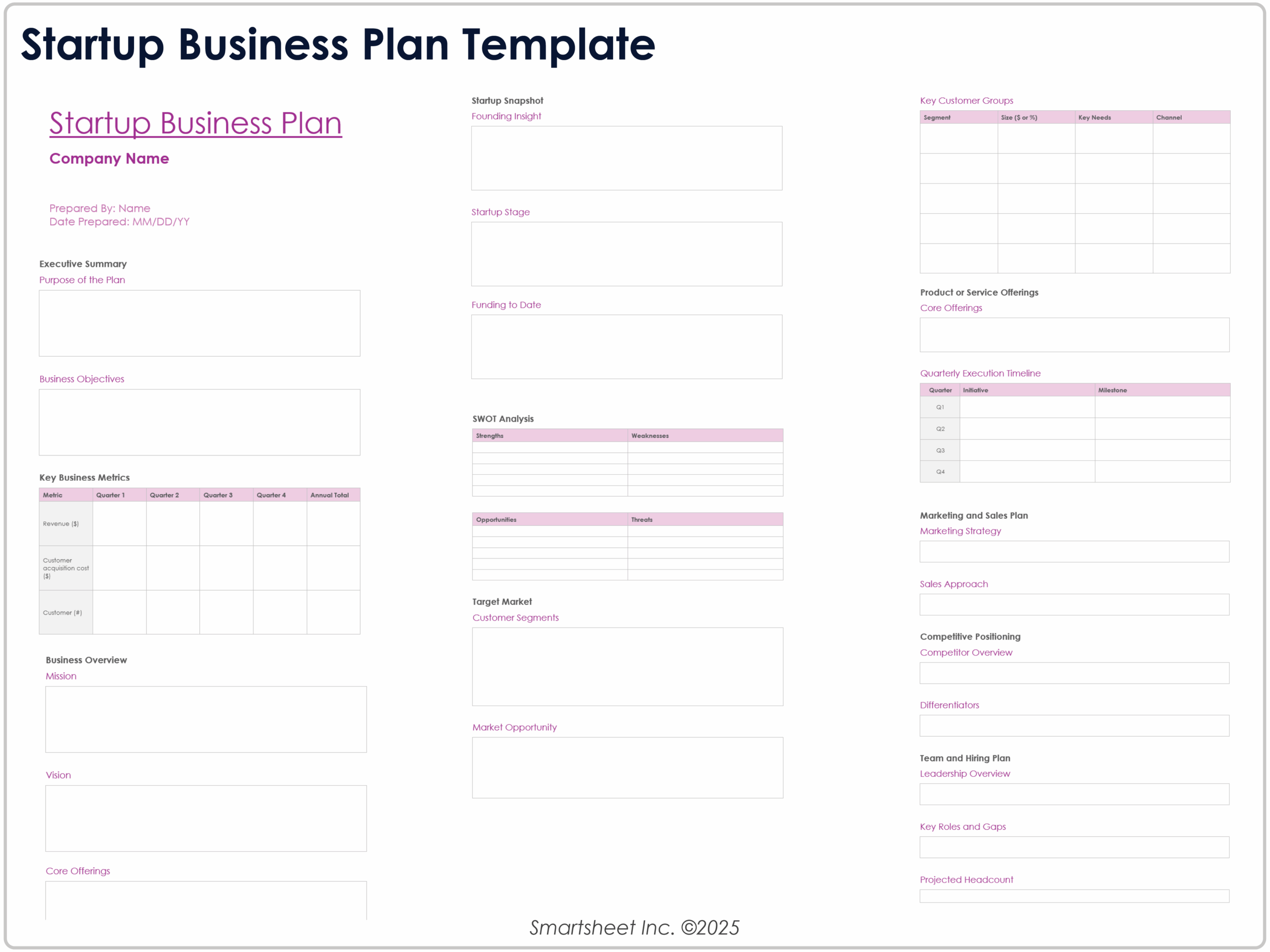 32 FREE Construction Business Plan Templates Word PDF Google Docs
