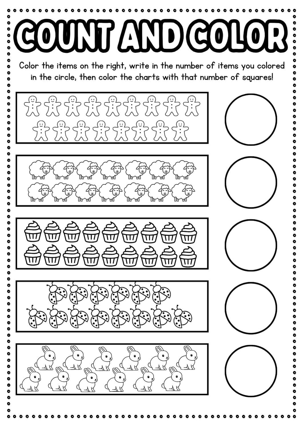 Free Counting Objects Worksheets Teach Prints