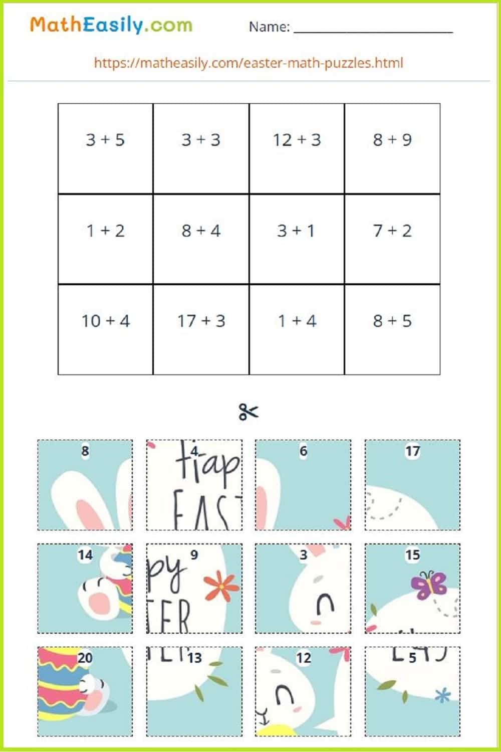 Free Math Puzzles Mashup Math Worksheets Library