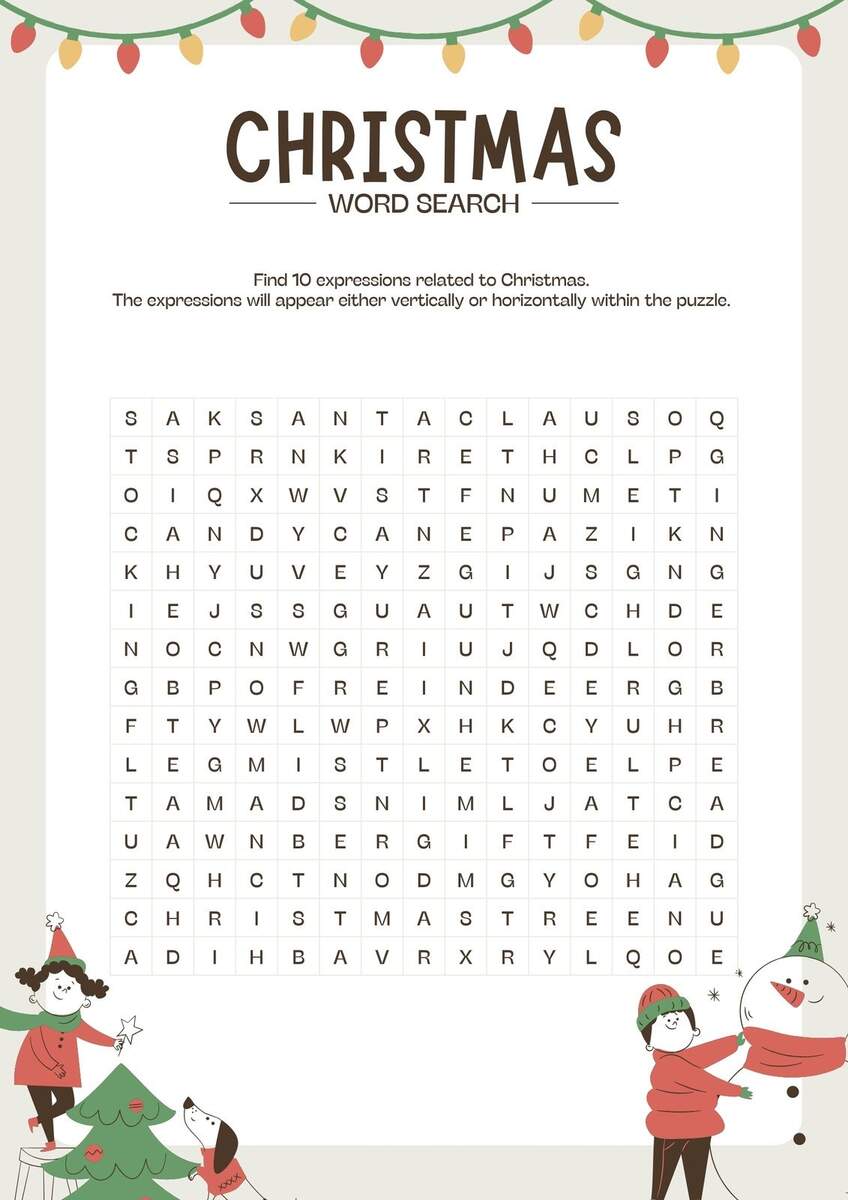 Free Editable Christmas Worksheet Templates Canva FREE Printable Christmas Worksheets For Preschool