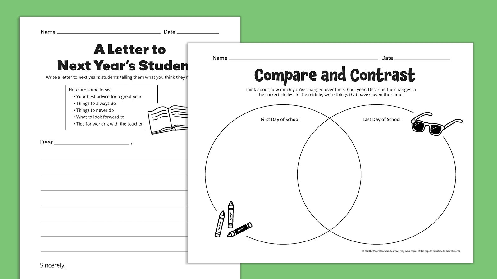 Free Last Day Of School Printables