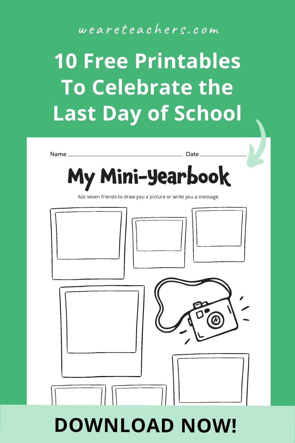 Free Last Day Of School Printables