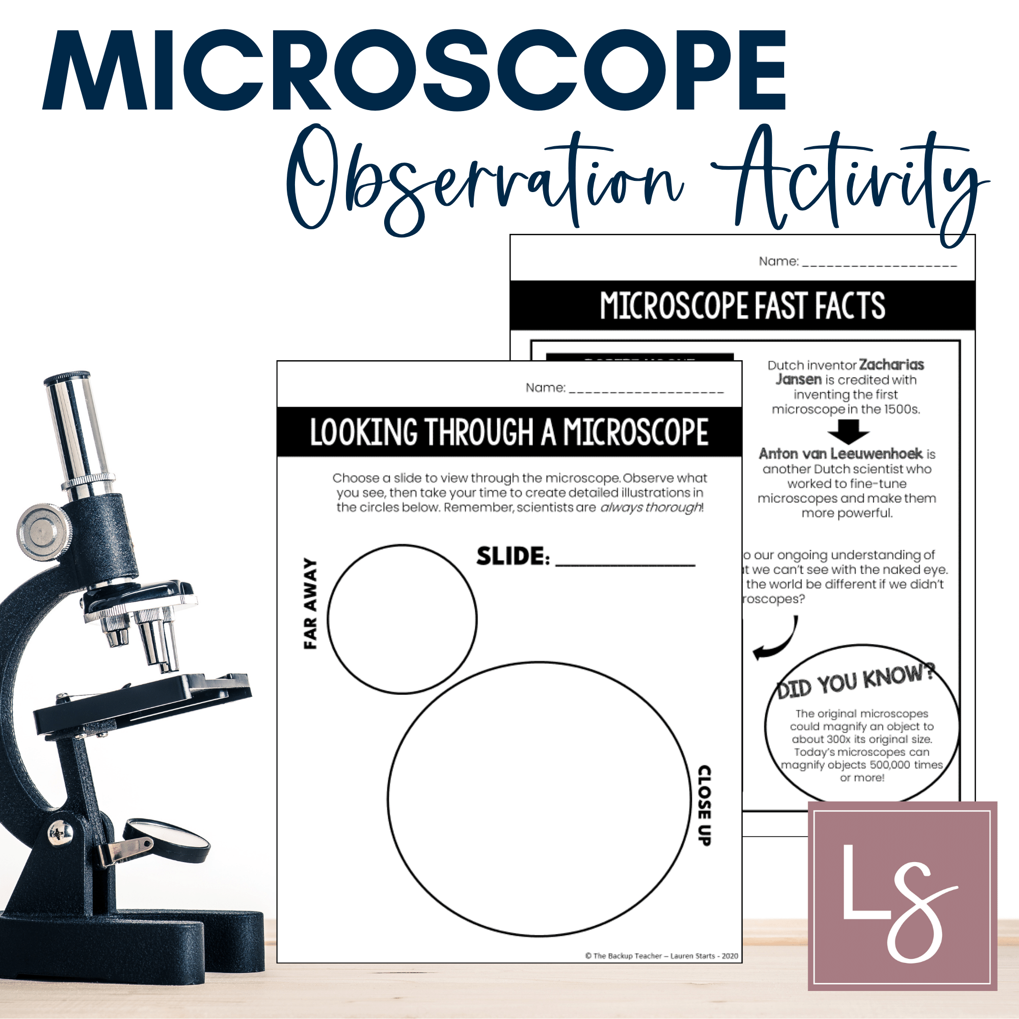 FREE Microscope Observation Worksheet And Activity Made By Teachers Worksheets Library