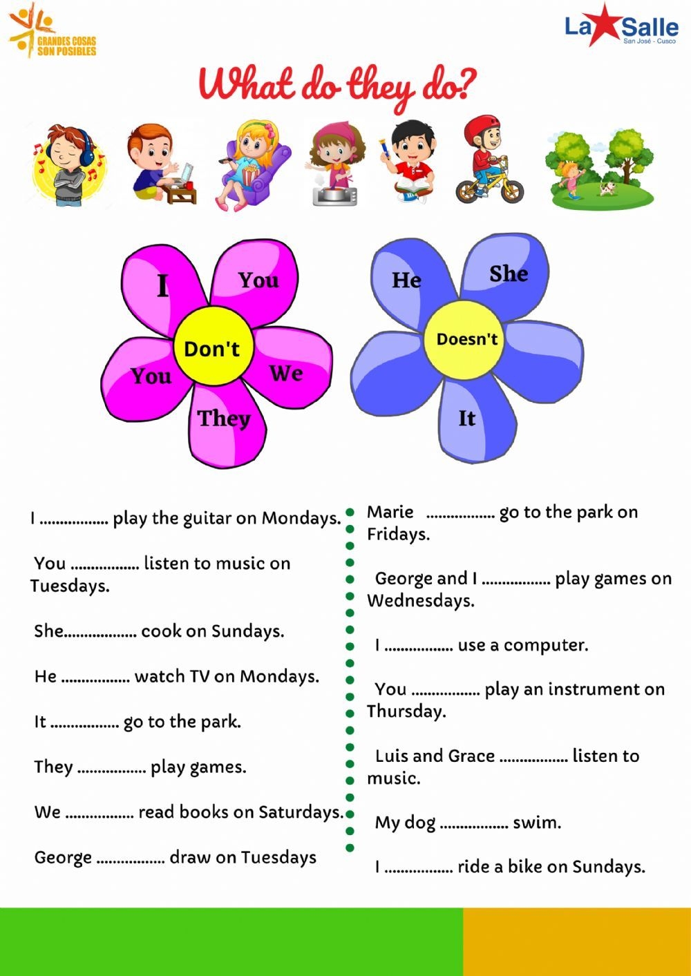 Free Present Simple Worksheets C82