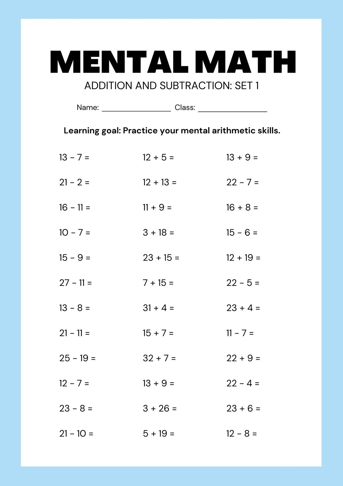 Free Printable 2nd Grade Math Worksheets Canva