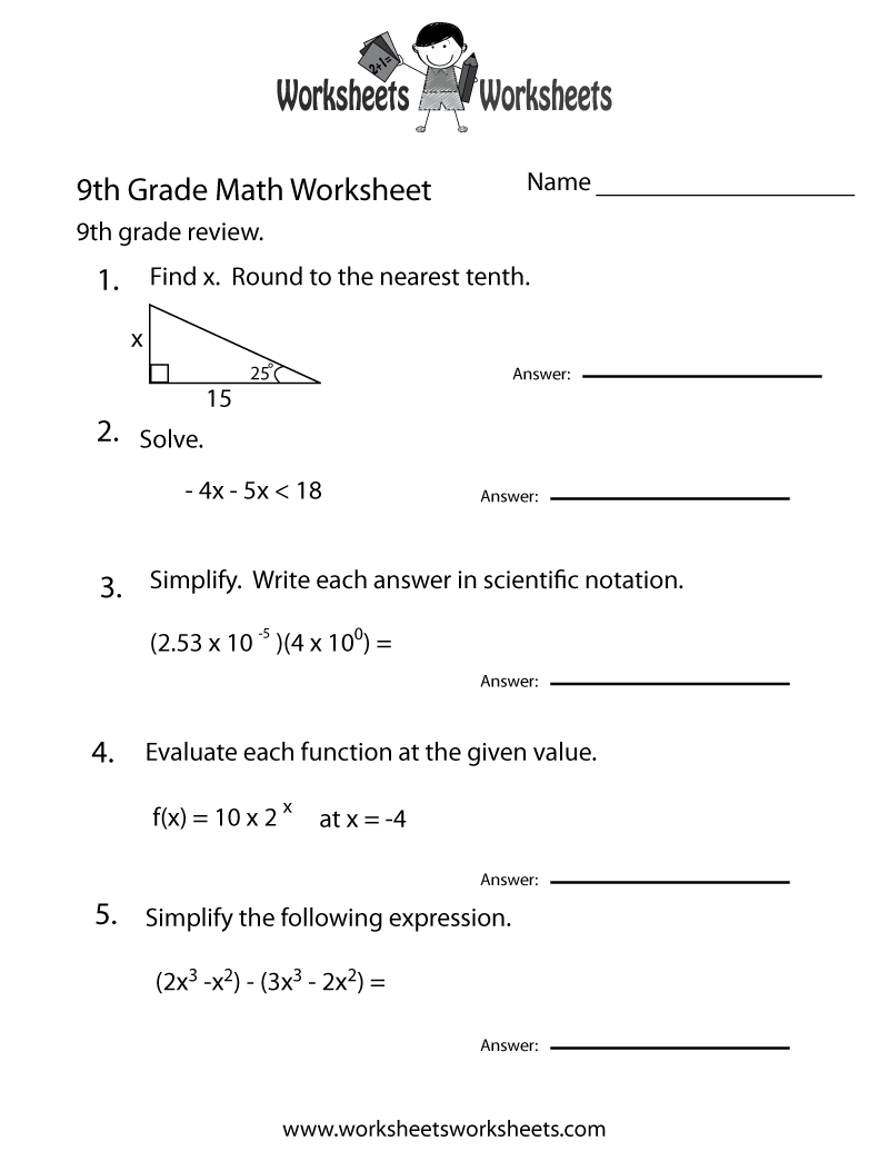 Math Worksheets Superstar Worksheets