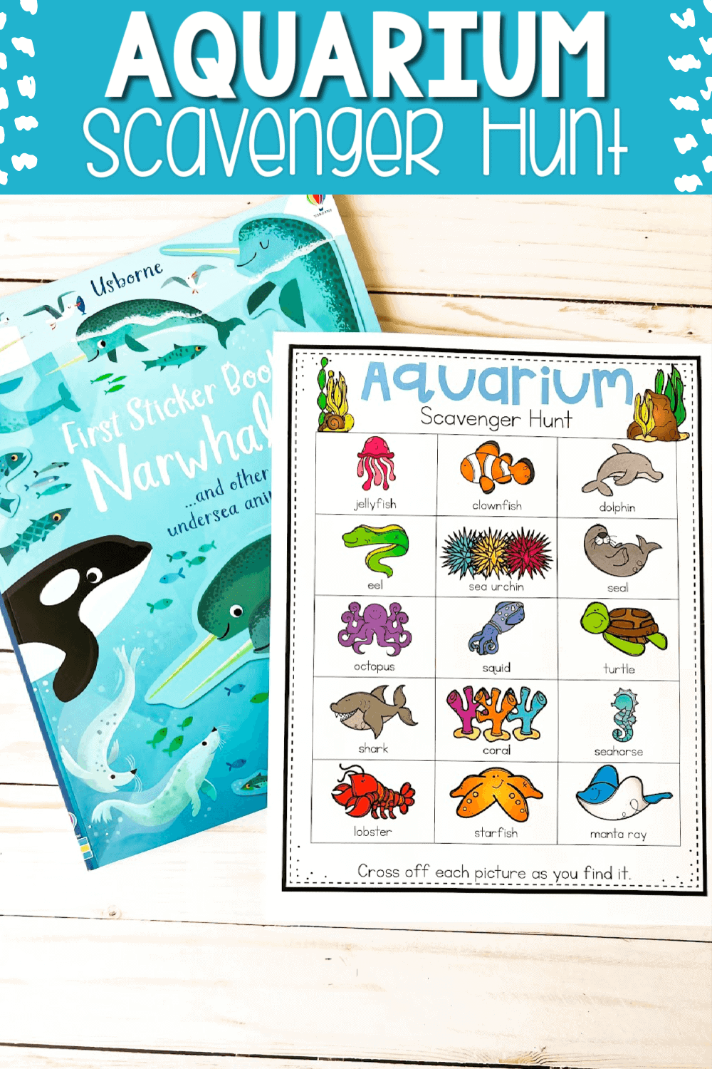 Free Printable Aquarium Scavenger Hunt For Kids Free Printable Aquarium Scavenger Hunt For Kids
