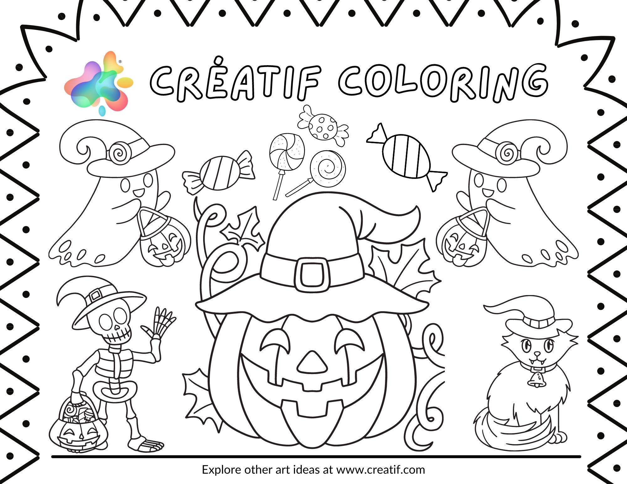 FREE Printable Art Activities Creatif