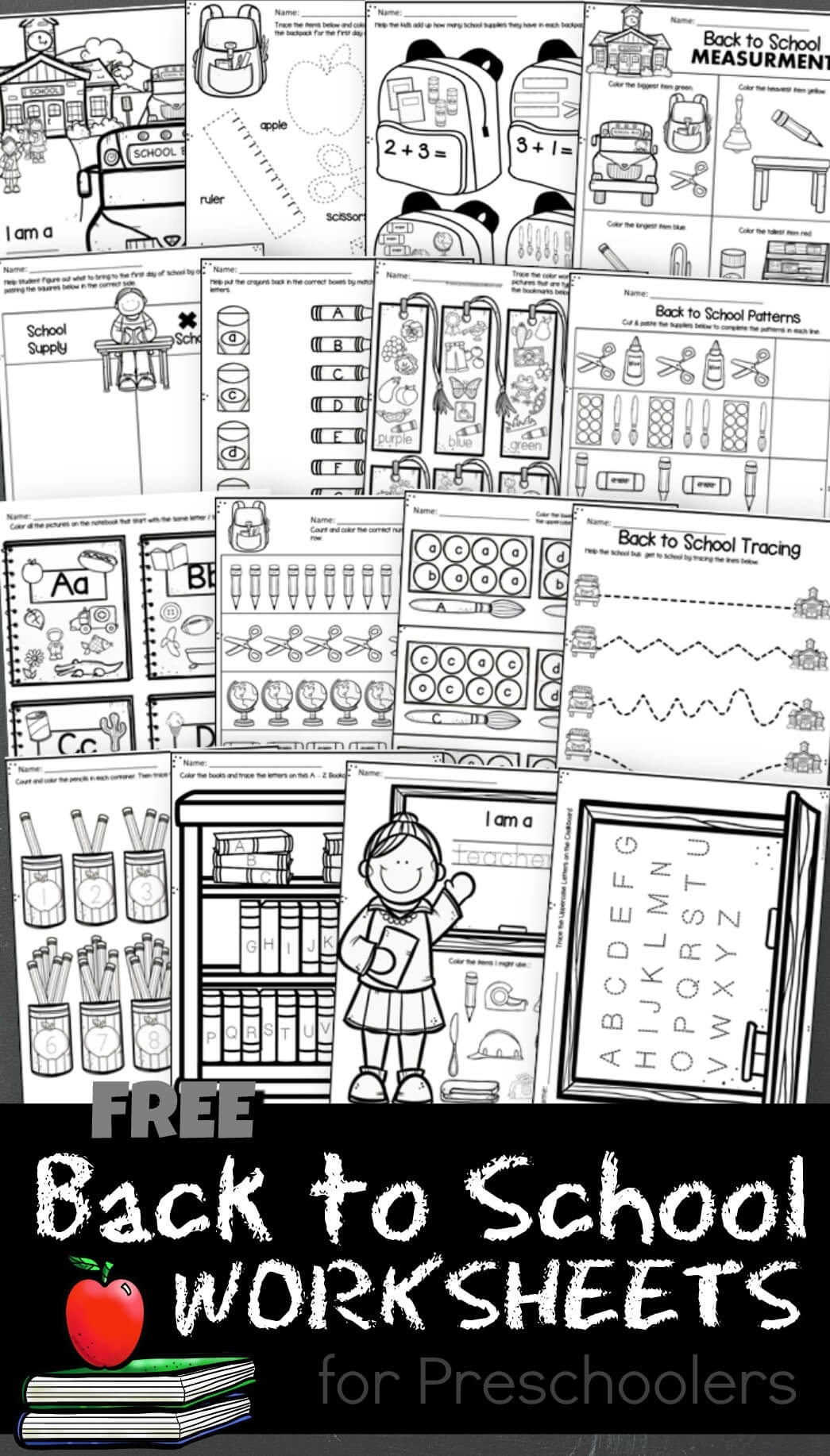 Printable Books For Preschool And Kindergarten