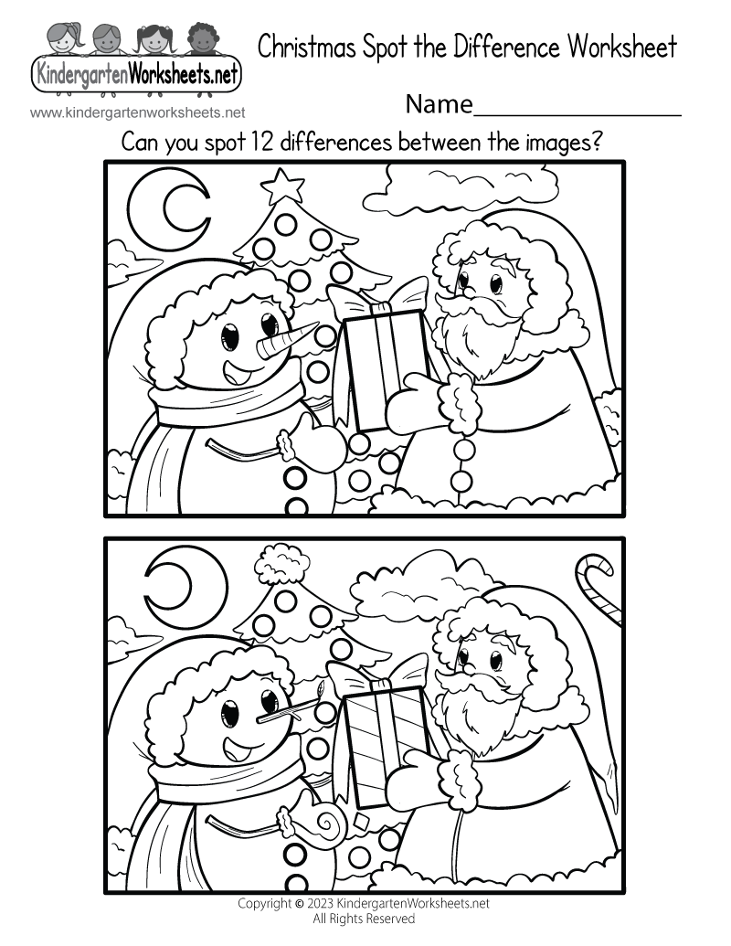 Christmas Preschool Math Activity Made By Teachers