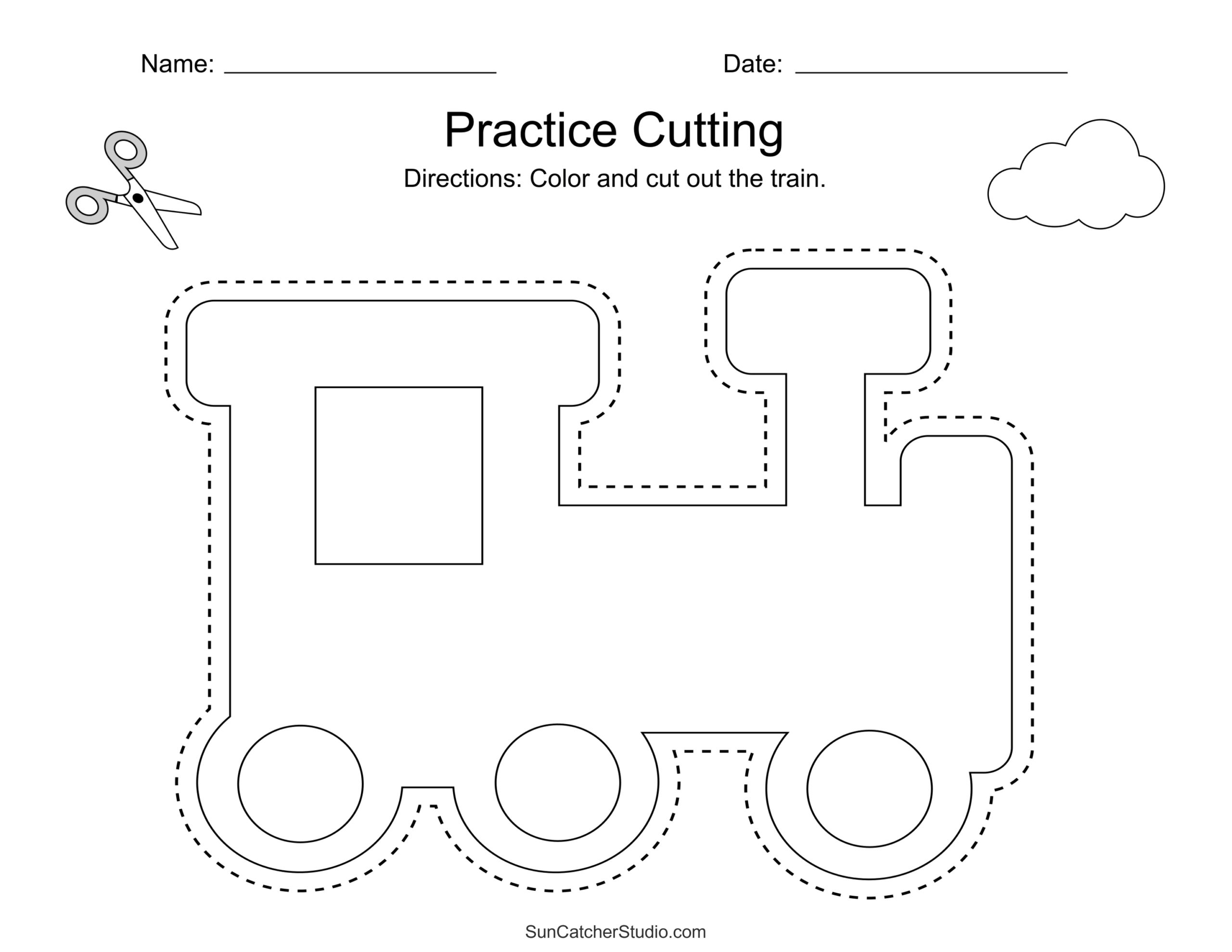 Free Printable Cutting Worksheets For Preschoolers Free Printables Lettering SVG Files Tools Apps