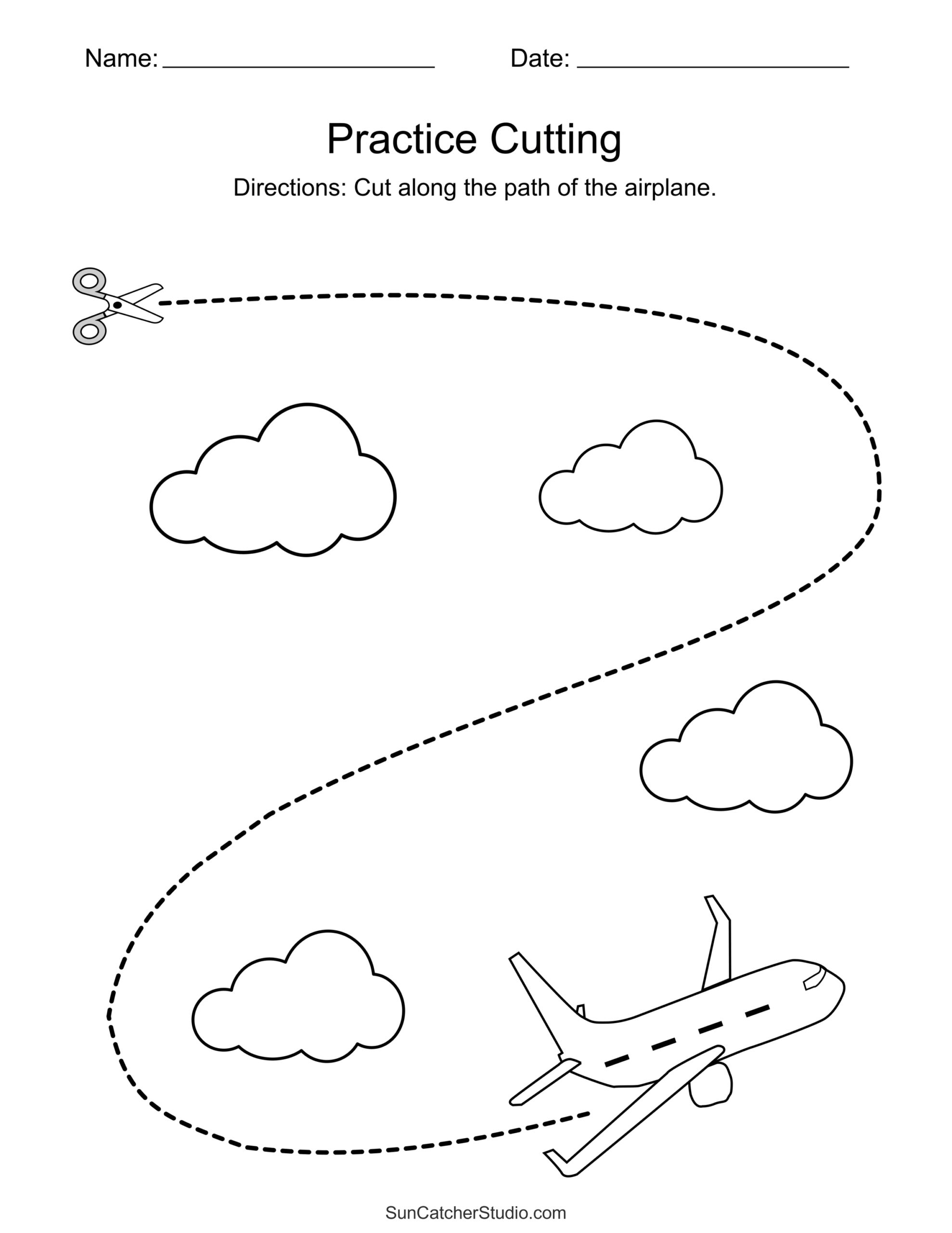 Free Printable Cutting Worksheets For Preschoolers Free Printables Lettering SVG Files Tools Apps