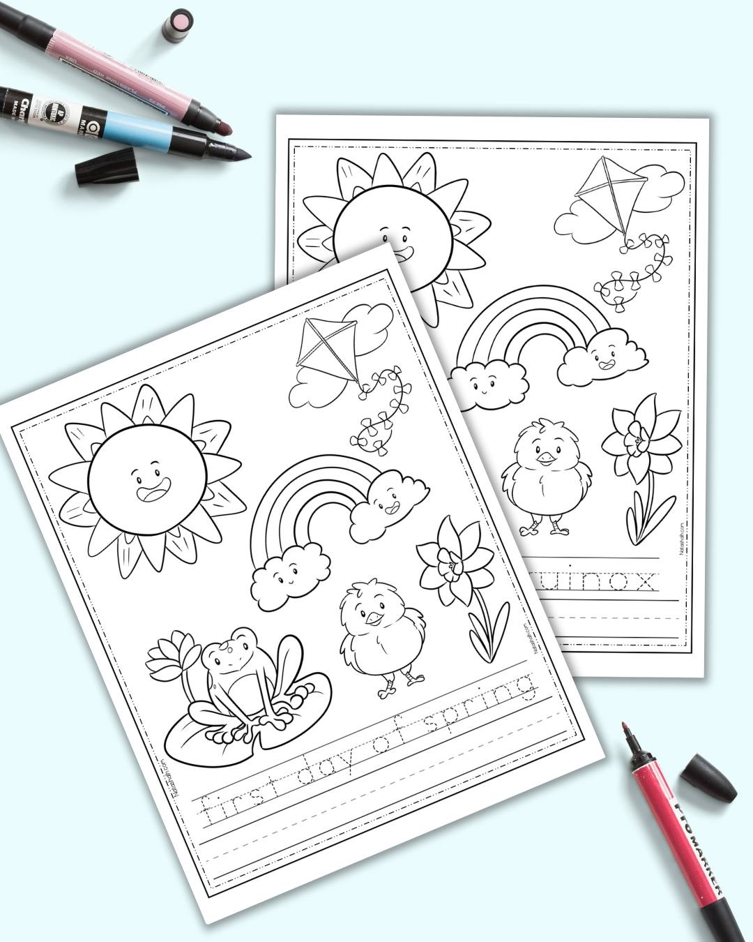 Free Printable First Day Of Spring Worksheets The Artisan Life Free Printable First Day Of Spring Worksheets The Artisan Life