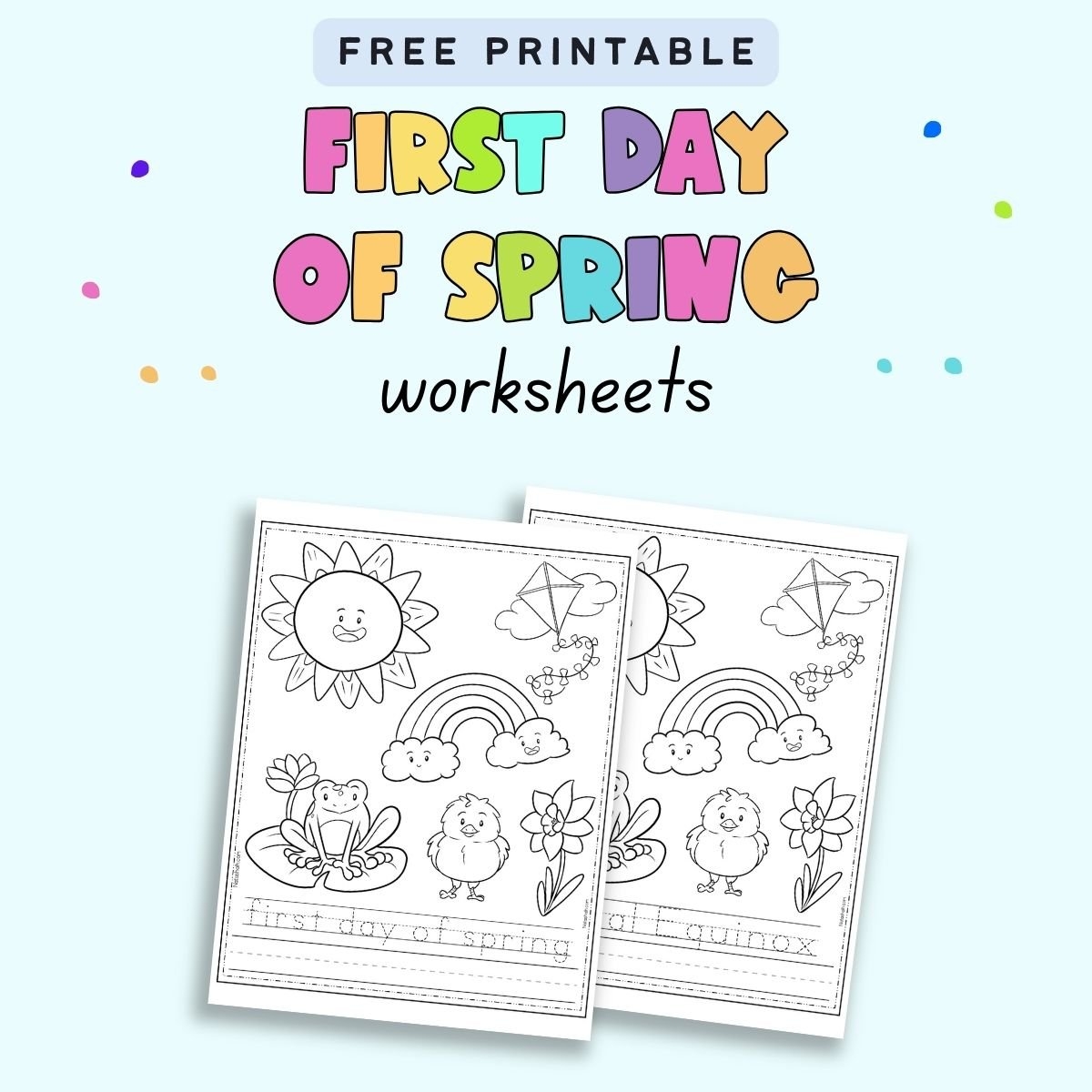 Free Printable First Day Of Spring Worksheets The Artisan Life What I Will Do On The First Day Of Spring Printable Worksheet First Day Of Spring Kids Worksheet For Preschool Spring Writing Activity Etsy