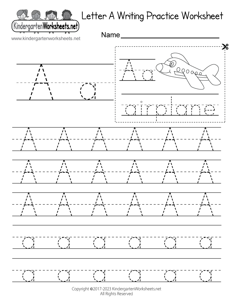 Free Letter Tracing Worksheets A Z Handwriting Practice Fun Early Learning