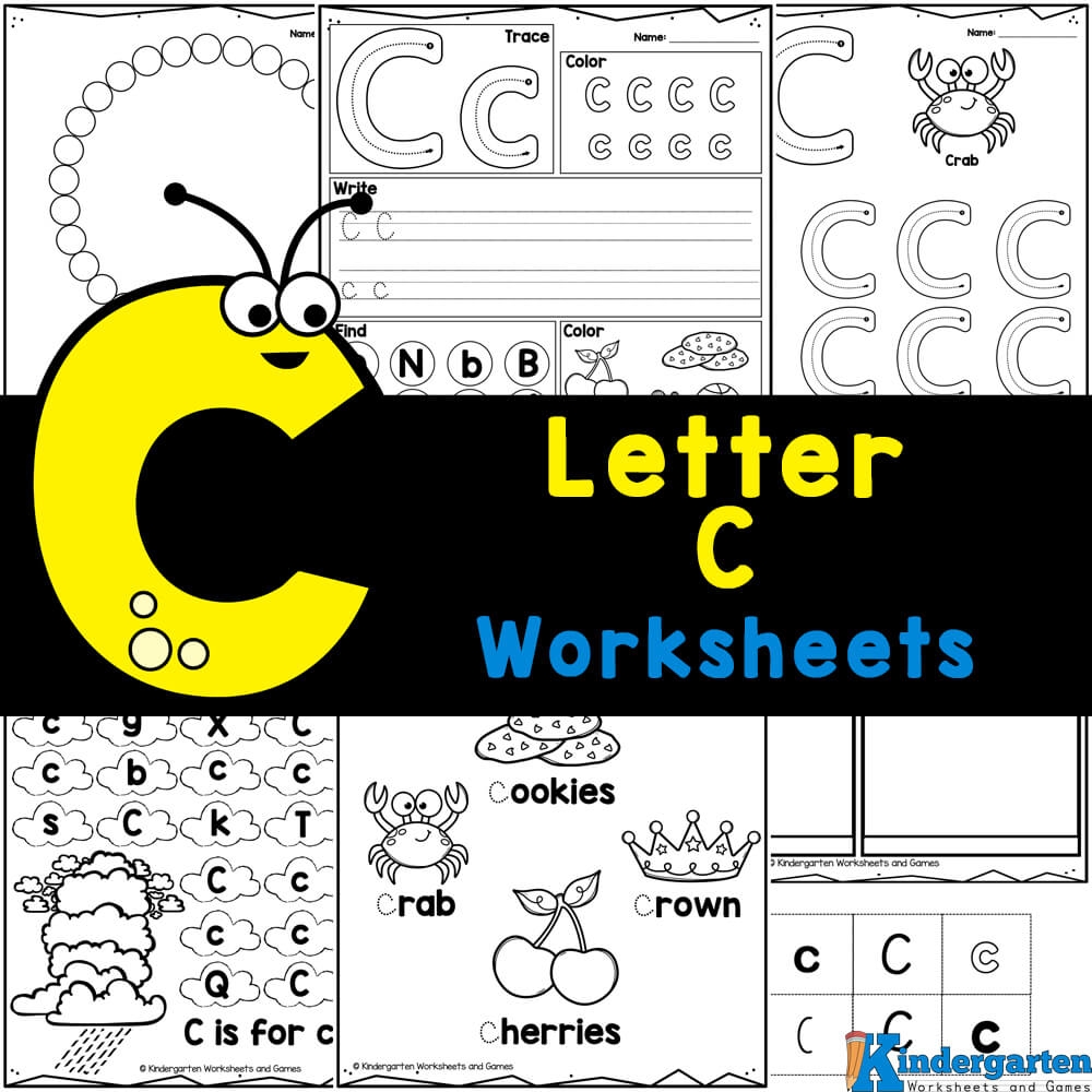 FREE Printable Letter C Worksheets For Kindergarten FREE Printable Letter C Worksheets For Kindergarten