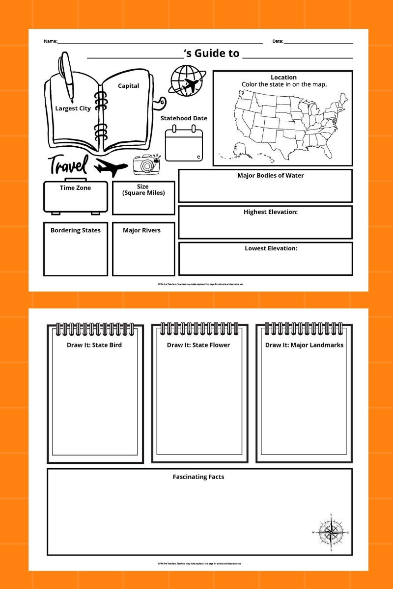 Free Printable Maps Of The United States Bundle