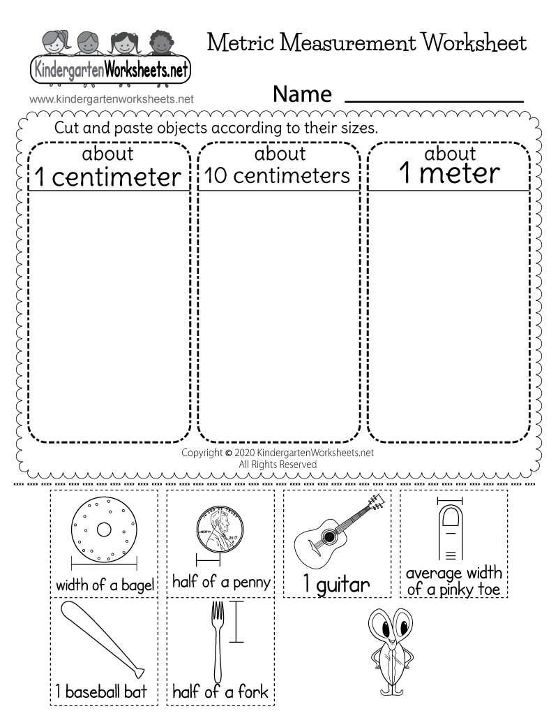 Free Printable Metric Measurement Worksheet Free Printable Metric Measurement Worksheet
