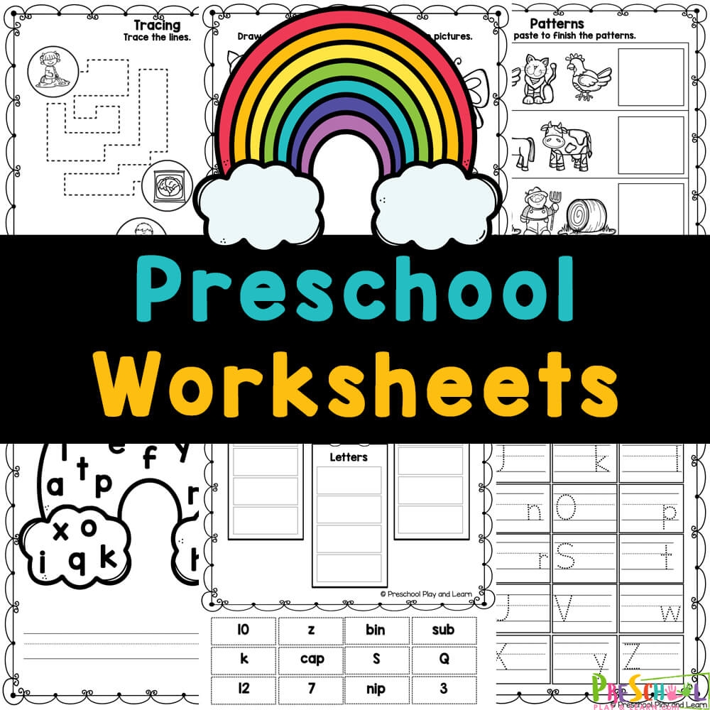 FREE Printable Preschool Worksheets Pdf