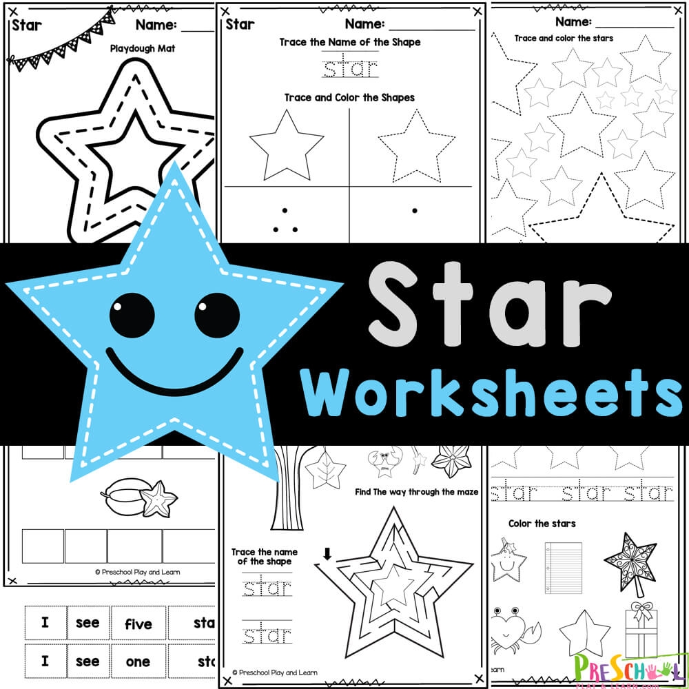 Stars And Polygons Shapes Free Printables For Kids