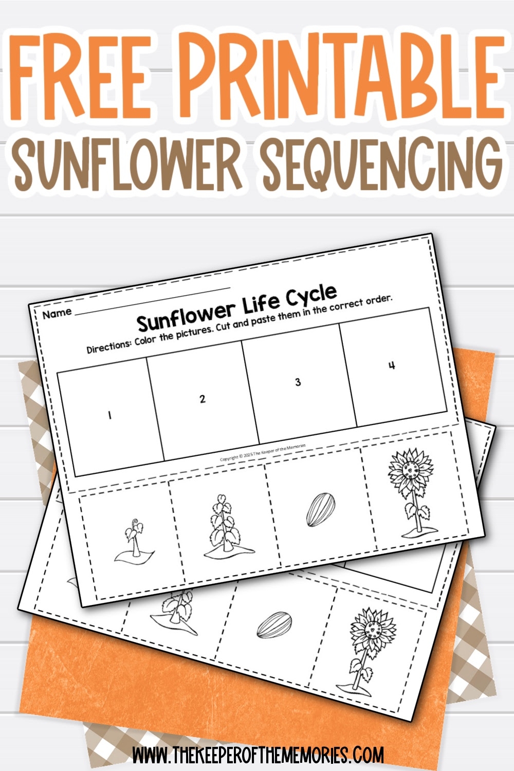 Planting A Flower Sequencing Activity Speech Therapy Ideas