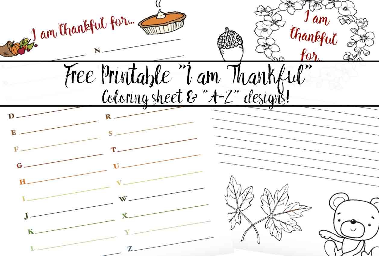 Thanksgiving Printables For Kids Natural Beach Living