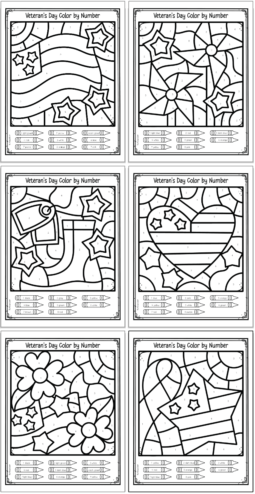 Free Printable Veteran S Day Color By Number Worksheets The Artisan Life Free Printable Veteran S Day Color By Number Worksheets The Artisan Life