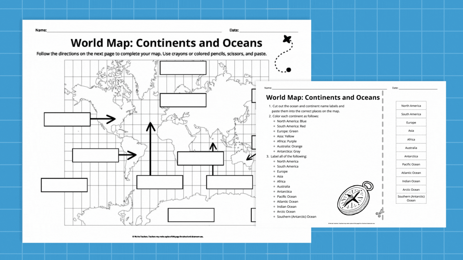 Free Printable World Map Bundle Free Printable World Map Bundle