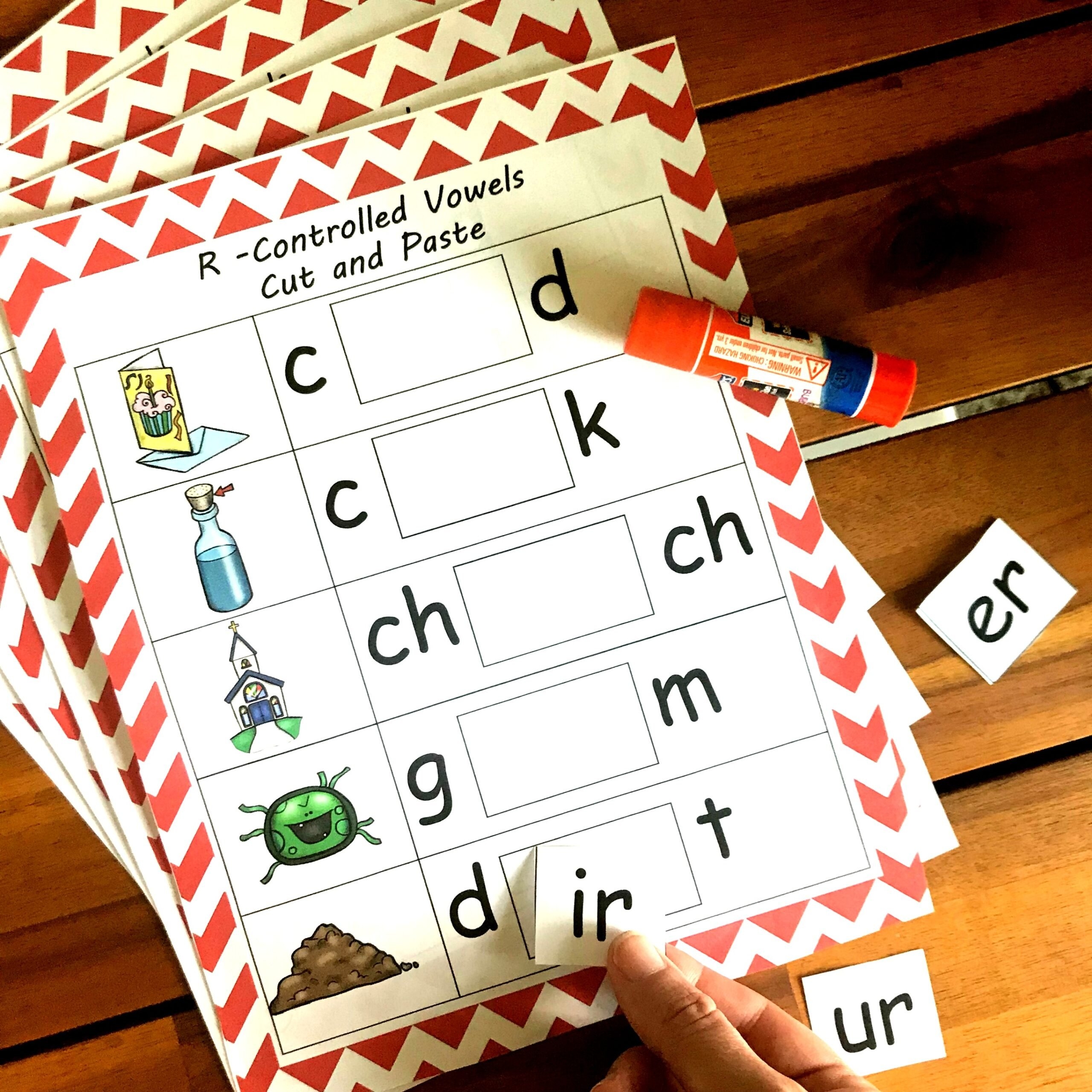 R Controlled Vowels Worksheets UR Made By Teachers
