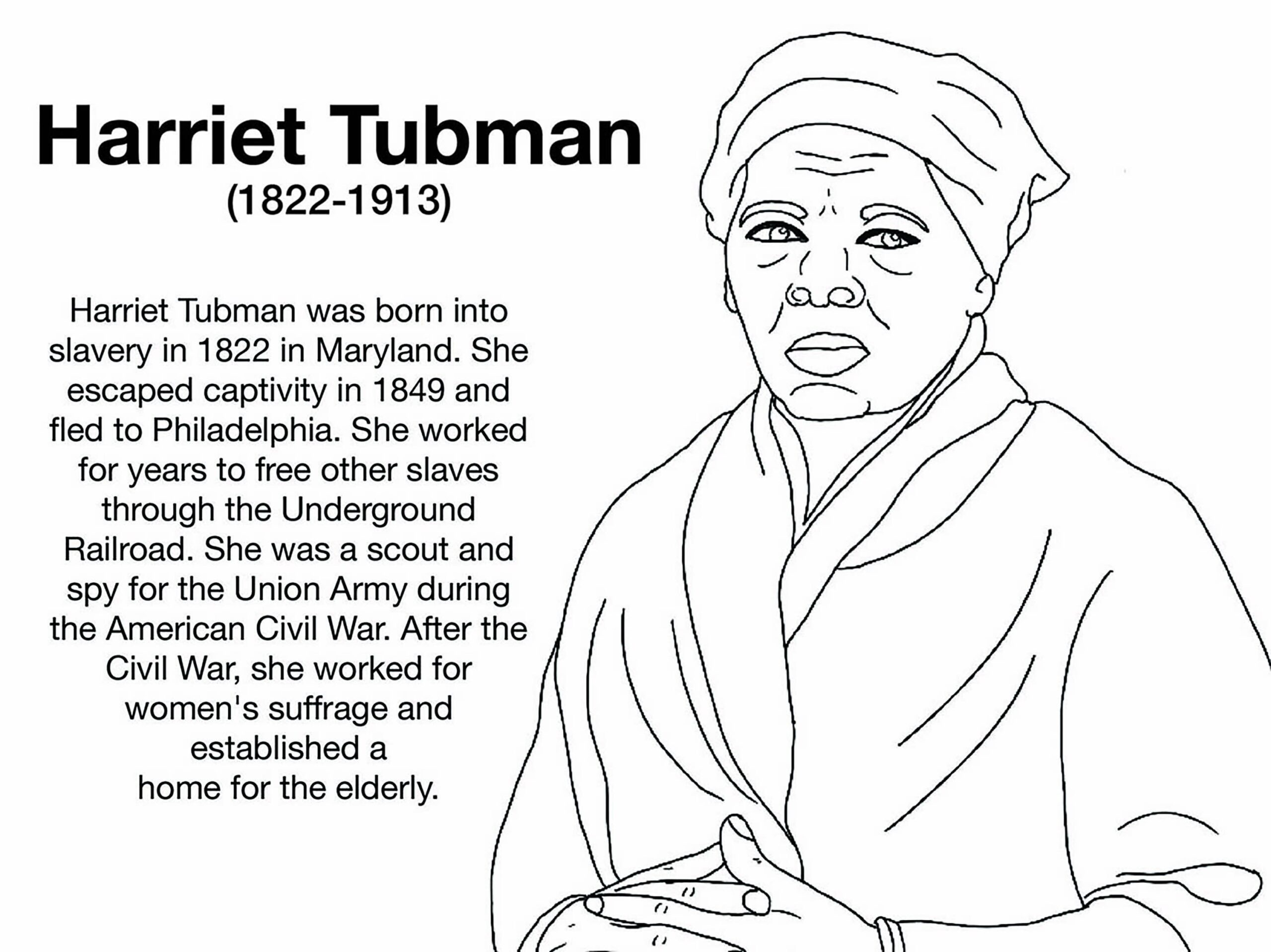 Free Sample Almost Harriet Tubman Women Worth Knowing Coloring Page Etsy Free Sample Almost Harriet Tubman Women Worth Knowing Coloring Page Etsy