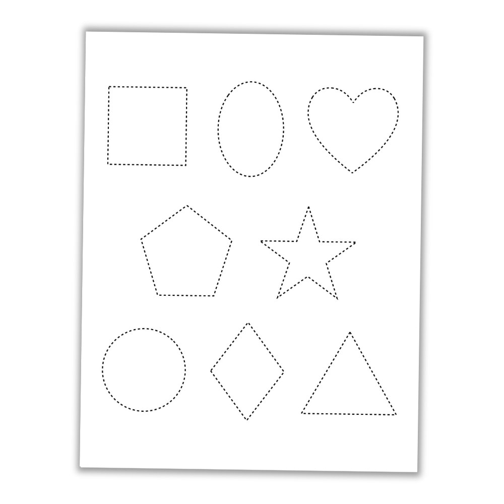 Free Tracing Cutting Worksheets The Craft at Home Family