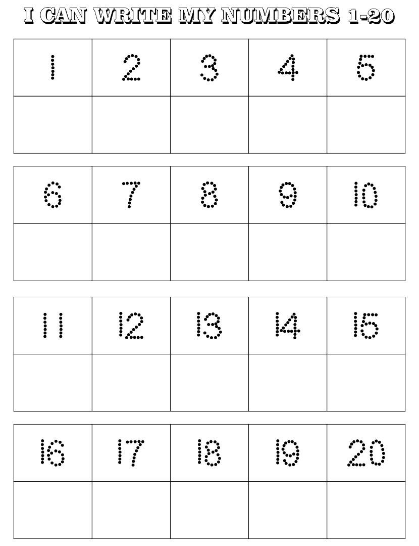 Free Writing Numbers 1 20 Printable Worksheet Download Free Writing Numbers 1 20 Printable Worksheet Png Images Free Worksheets On Clipart Library